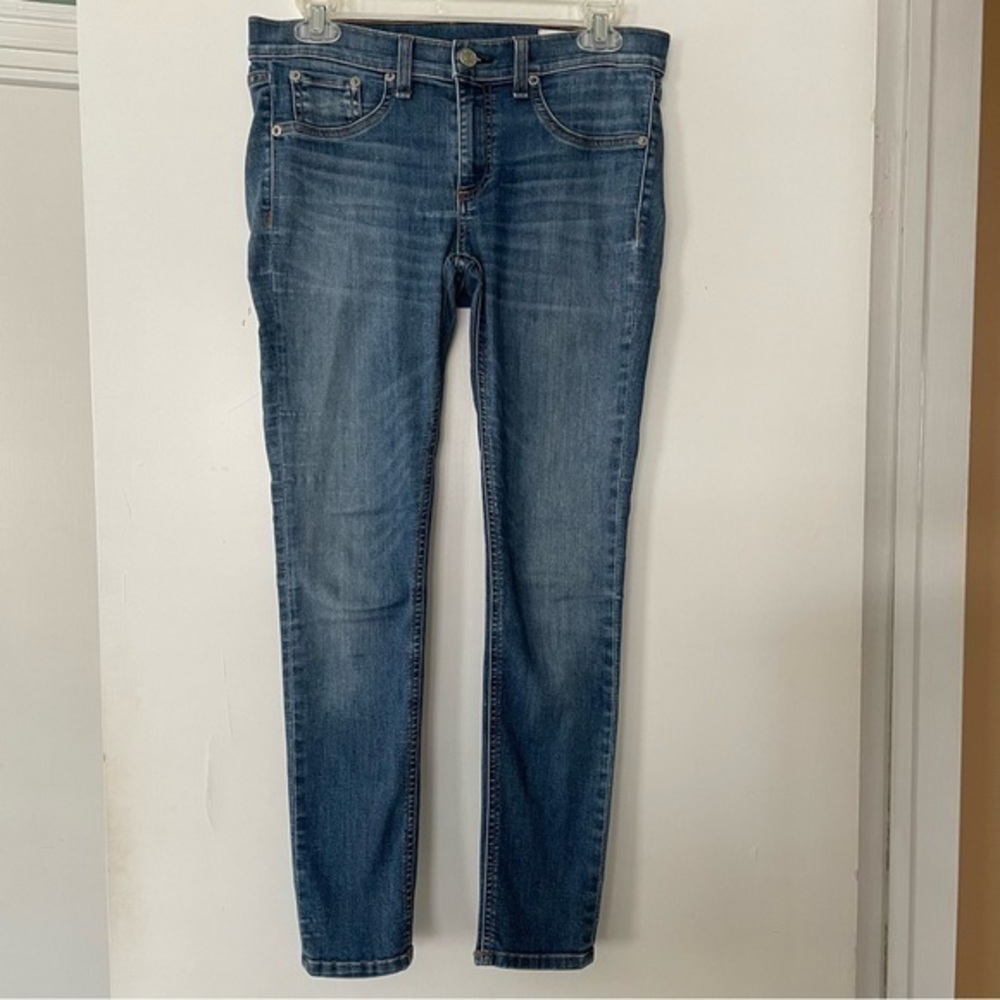 Rag & Bone skinny capri jeans size 28 blue